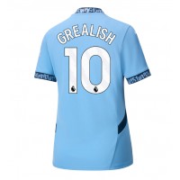 Manchester City Jack Grealish #10 Fotballklær Hjemmedrakt Dame 2024-25 Kortermet